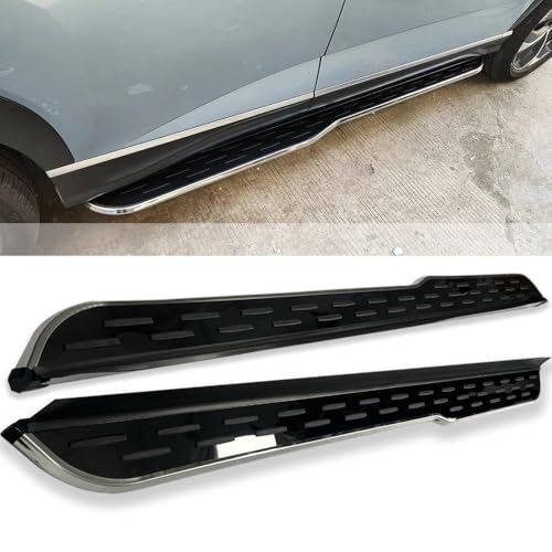 Running Boards for Chery TIGGO 4 PRO 2020-2026, 2PCs Aluminum Fixed Black Side Steps with 1 Set Bracket | DIY Project Gifts, Chery TIGGO 4 PRO Accessories LZH