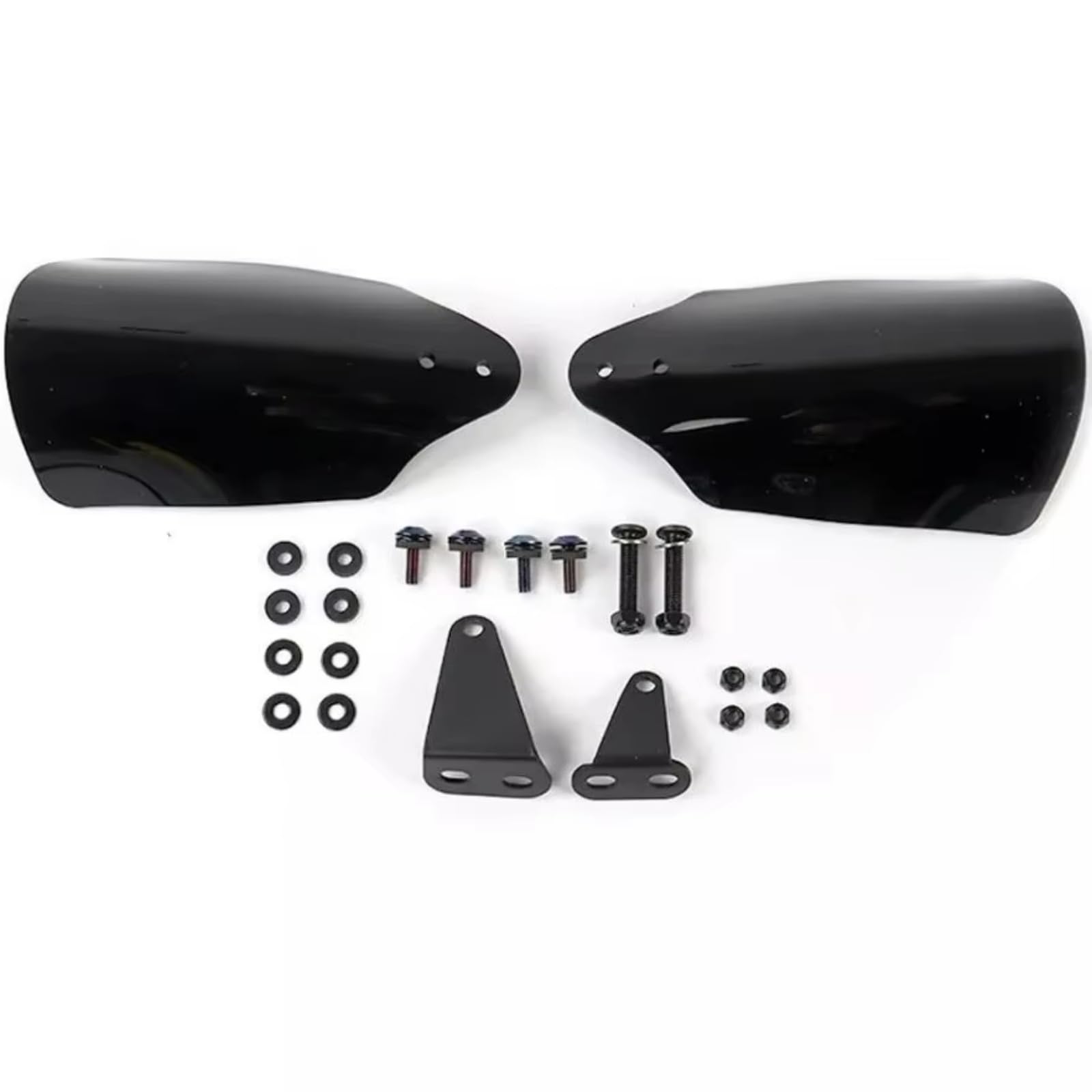 Protectores Mano Moto para Turismo para Carretera para Deslizamiento | Para FLTRX 2024 2025 Cubierta Protectora Guardamanos De Motocicleta(Negro)