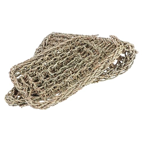 Loigohon トカゲ草マット 2枚セット グリーン ? 爬虫類用ハンモック フトアゴヒゲトカゲの休息ベッド 猫用マットとして使用可能