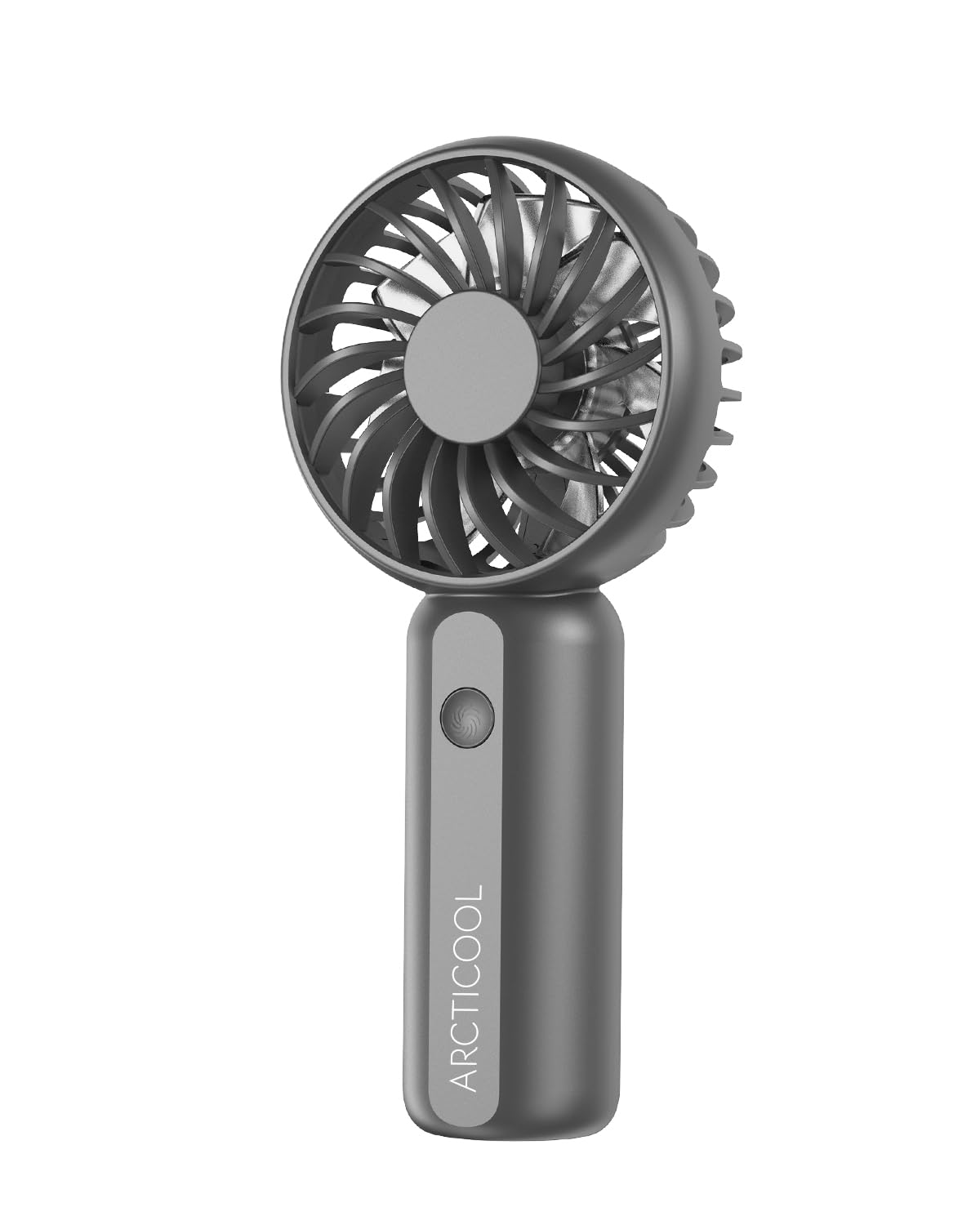 ARCTICOOL Portable Mini Fan - Rechargeable Hand Fan with 3 Adjustable Speeds, 2000mAh Battery, Lightweight Design, Low Noise, and Easy Portability for Indoor and Outdoor Use (Grey) discount deal