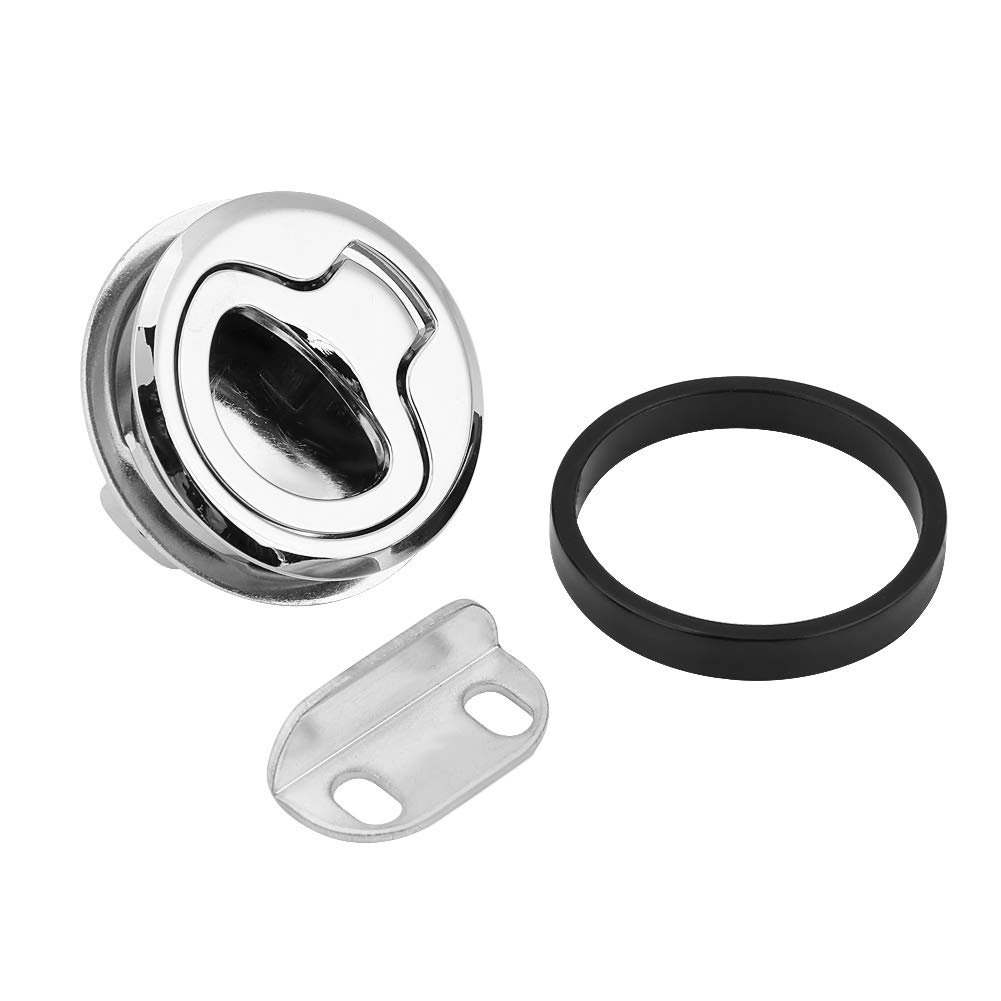 EBTOOLS Pestillo de enjuague empotrado, 15-23 mm Acero inoxidable Tirador de enjuague Pestillo Pestillo de cierre para RV Marine Boat RV