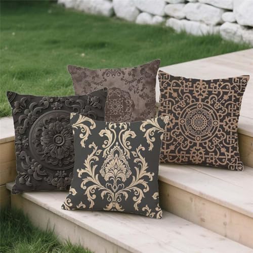 Housse coussin 70x70cm imperméable avec impression double face pour grand canapé - 4