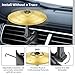 Car Cymbal, Car Air Vent Mini Drum Crash Cymbal for Car Vent, Funny Musical Instruments Gadget for Drummer Music Lovers Gift, Suitable for all Types of Vehicles, Gold