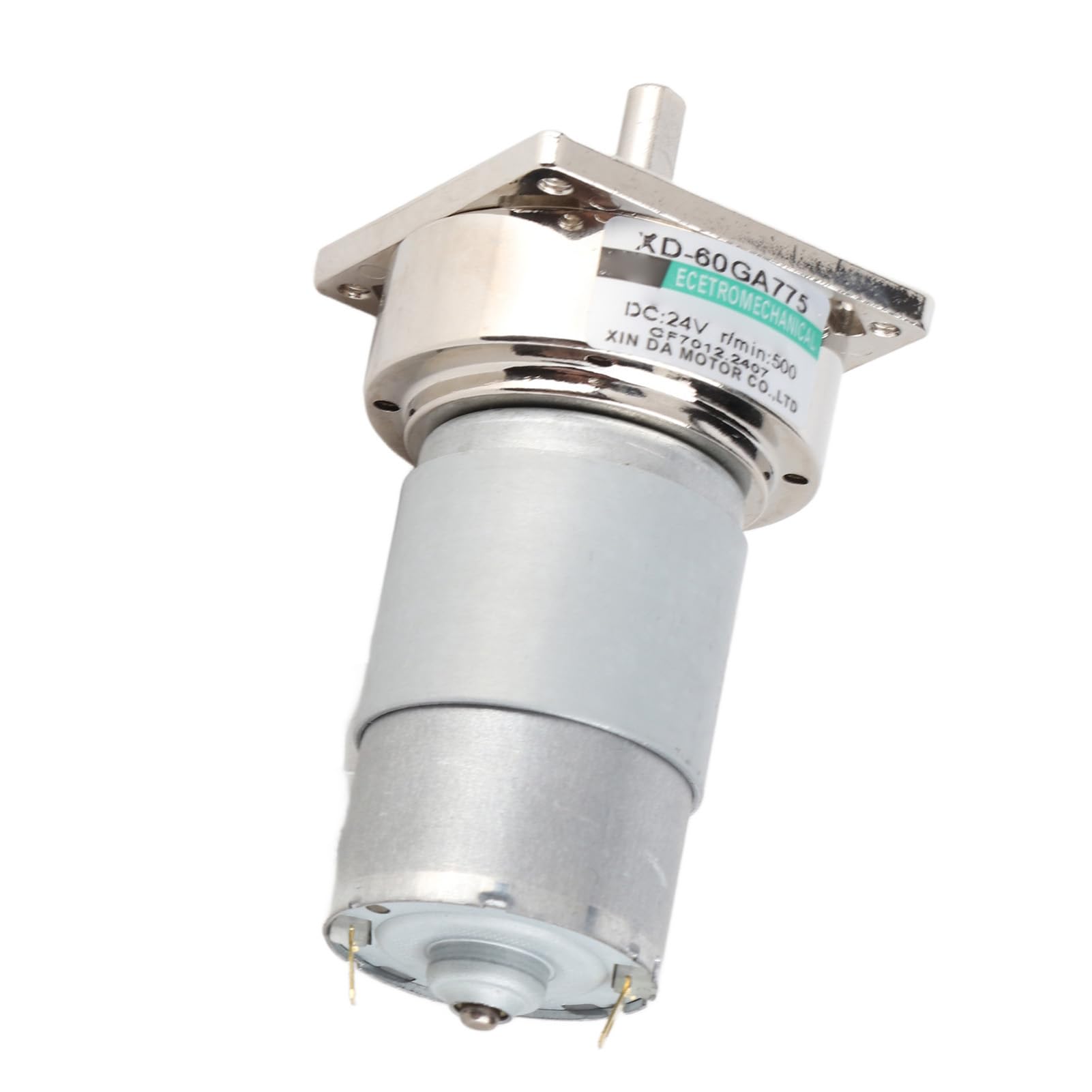DC12V / 24V 35W Mini DC Motoriduttore a velocità regolabile in metallo Grande coppia motore CW/CCW(24V 500rpm)