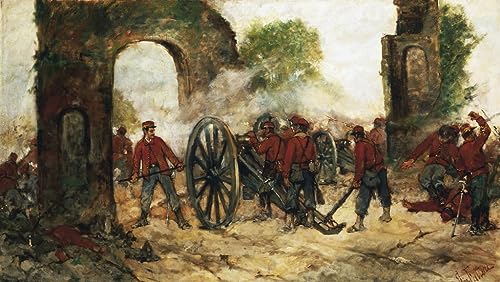 Tableaux Graffiti Art Mural d'Histoire Peinture Fattori 60x90cm