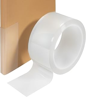 2 Inch Book Repair Tape, Clear Waterproof 16.5 Ft Clear Book Binding Tape for Textbook Spine, Photo Album Repair, Acid-Free archival-Safe Adhesive for Library Supplies