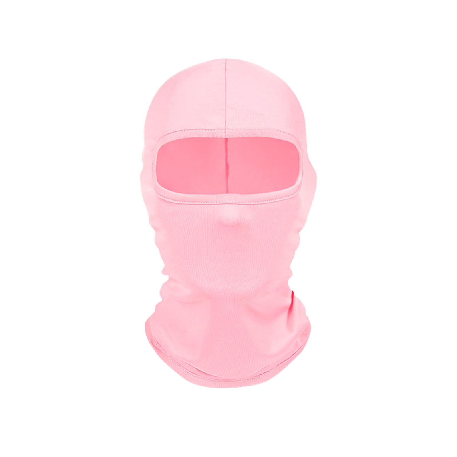 Kewucn Balaclava Ski Mask Full Face, UV & Wind Protection Face Mask for Summer Hot Weather, Breathable & Lightweight Balaclava Face Mask Cycling Motorcycle for Men Women (Pink)