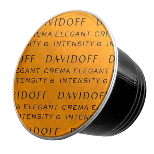 Image of Davidoff Crema Elegant Lungo Harmonious & Aromatic Coffee 10 Capsules - 6 /12 Intensity - 100% Arabica - 55G