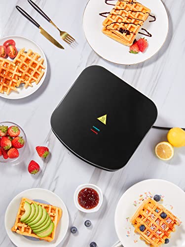 Waffeleisen | Doppelwaffeleisen | 2 Belgische Waffeln gleichzeitig | Waffeleisen Belgische Waffel 1000 W… – Bild 8