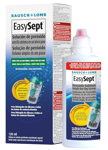 Bausch + Lomb Easysept Solución de lentes de contacto 120ml para lentes de contacto blandas