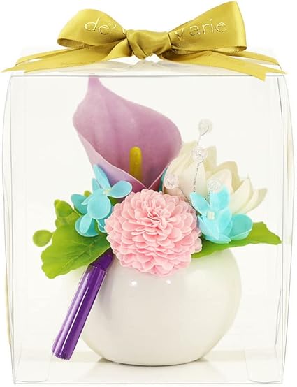 Amazon ファンシー Hp 61 花 お供え お悔やみに お供え花 ソープフラワー 一周忌 ご霊前 ご仏前 枕花 供花 命日 法事 法要 喪中 喪中見舞い ペット お盆の花に 新盆 に 3回忌 7回忌 撫子色 なでしこいろ デバリエ フラワーアレンジメント