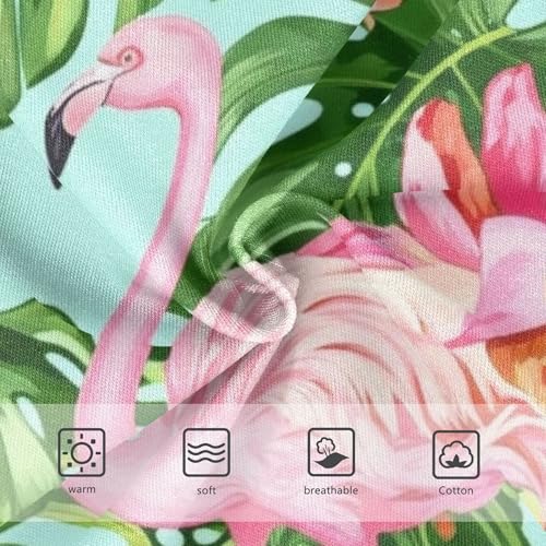 Colorful Toddlers Underwear Floral 2t Cotton Panties for Girl Tropical Pink Flamingos Briefs Undies Kids3