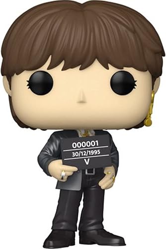 POP Rocks BTS Butter - V Funko Pop Figura de vinilo repleto con funda protectora compatible con caja emergente multicolor 375 pulgadas