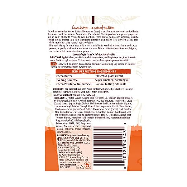 Palmers-Cocoa-Butter-Formula-Exfoliating-Facial-Scrub-with-Vitamin-E-525-Ounces Palmer's Cocoa Butter Formula Exfoliating Facial Scrub with Vitamin E, 5.25 Ounces