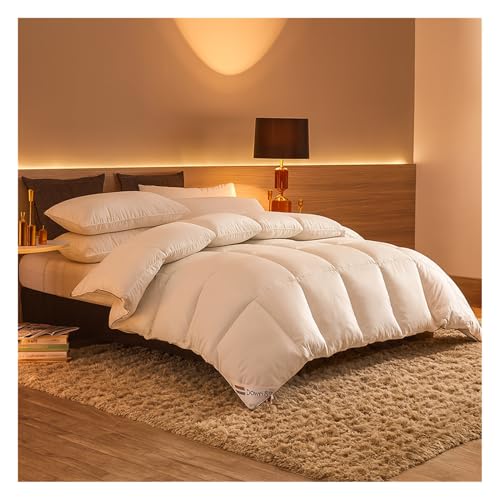 Daunendecke 150/180/200/220 Winterdecke – Federbettdecke mit hochwertigen...