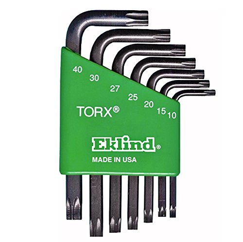 7 Set Allen chiavi Torx breve profilo 10807