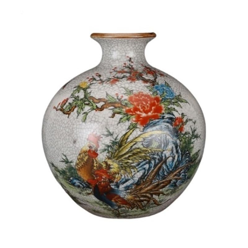 Vasen Wohndeko Wohnzimmer Regal Kreative Keramik Vase Hand bemalt Persönlichkeit Antikes Porzellan Chinesische Ornamente