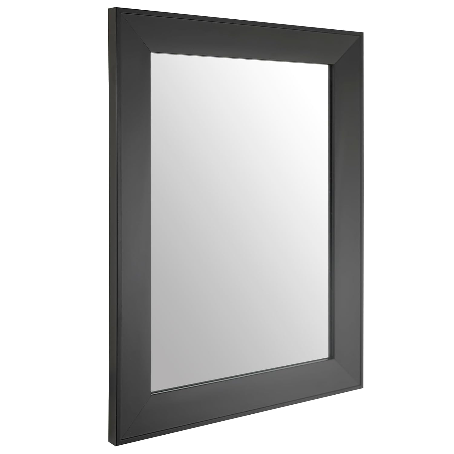 Ruomeng Rectangular Wall Mirror 12 x 16 Framed Mirror for Bathroom Bedroom Entryway Living Room Black