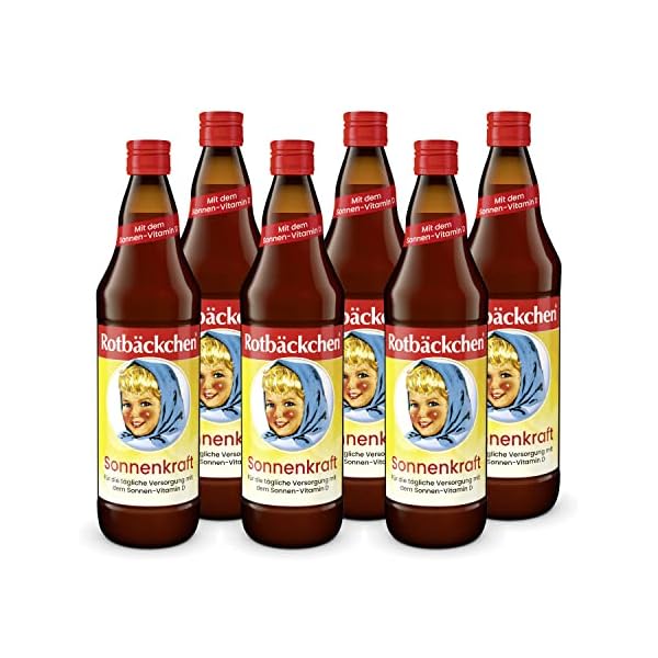 ROTBÄCKCHEN Das Original 6er Pack (6 x 700 ml). Saft aus 99% Mehrfruchtsaft, 1% Honig und Eisen – Bild 6