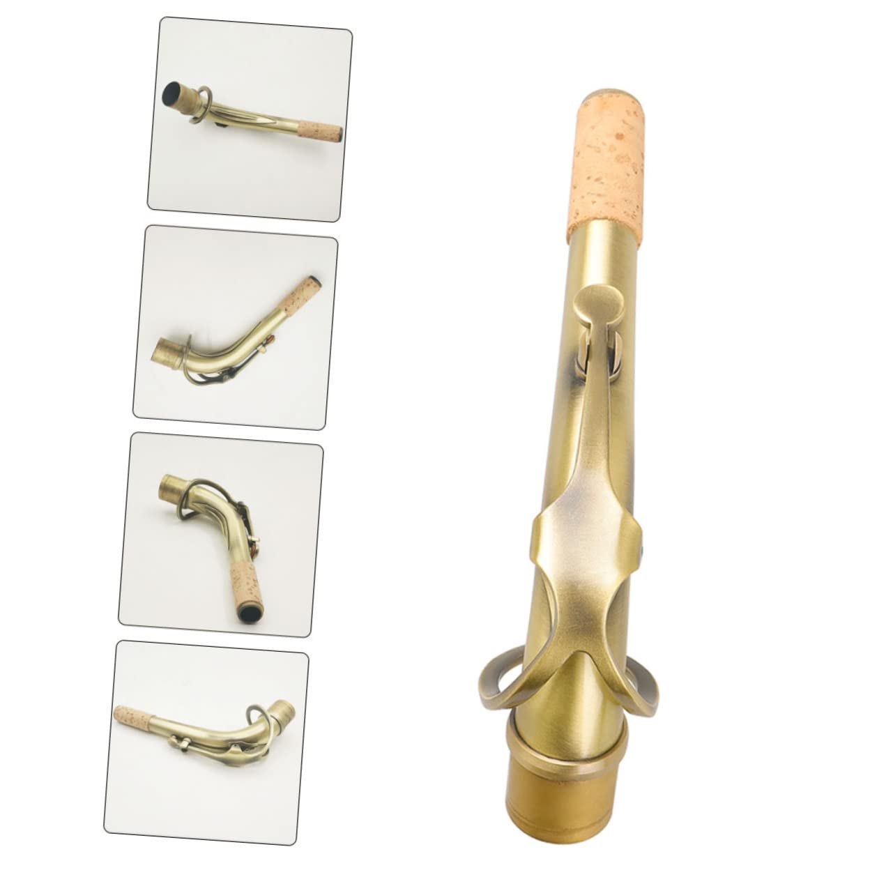 VICASKY Boquilla de Saxofón de Latón Conector para Músicos Profesionales Accesorios para Saxofón