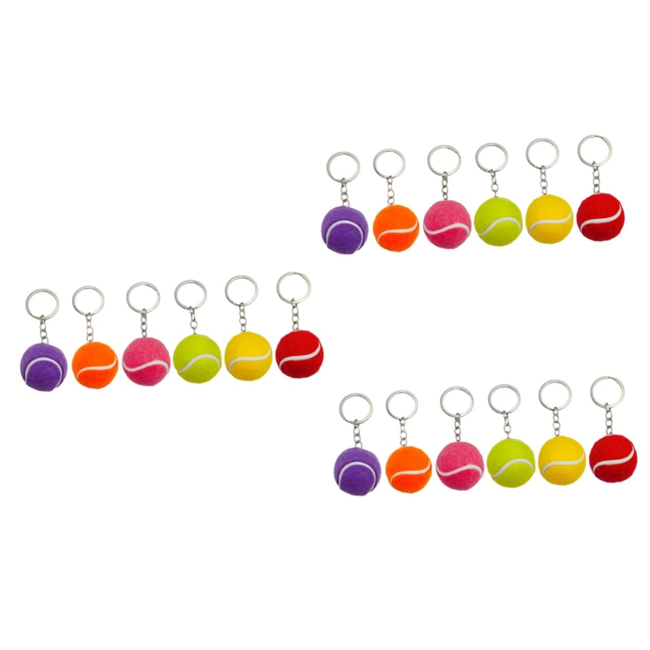 STOBOK 18piezas Llavero Decorativo De Tenis Miniatura Llavero Colgante Adorable Para Mochilas y Deportivos