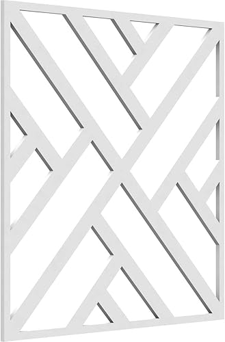 Miniatura 7 de Ekena Millwork 23 38 pulgadas de ancho x 23 38 pulgadas de alto x 38 pulgadas de alto x 38 pulgadas de alto. Paneles de pared decorativos Killeen