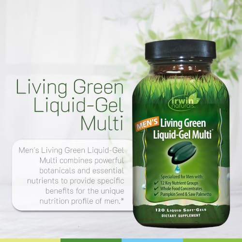 Irwin Naturals Men's Living Green Daily Multivitamin