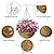 Karlliu 4 Pack 12 Inch Hanging Planters for Outdoor Plants Metal Watering Flower Baskets with Coco Liner for Hanging Pot Round Plant Holders Planter for Outside Garden Decoration