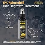 5% Minoxidil for Men and Women Hair Growth Serum - Castor Oil & Biotin Hair Growth Spray Hair Regrowth Treatment for Scalp Hair Loss Hair Thinning For Thicker Longer Fuller Healthier Hair 100Ml - Image 5