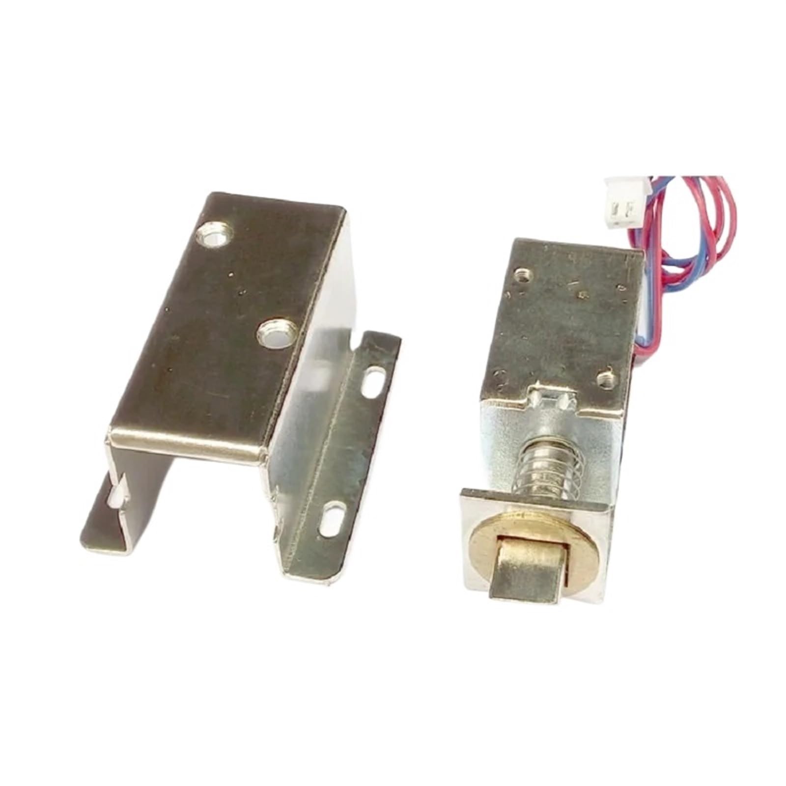 Minicerradura eléctrica con pestillo de 12 V CC for gabinete, Cerradura pequeña for gabinete o Cerradura de Puerta con solenoide
