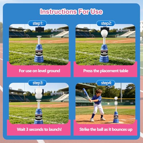 Baseball Tee Ball Popper Batting Training Tee for Perfect Swing - image 6
