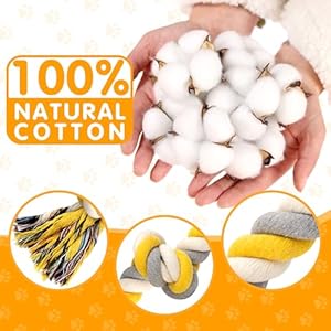 XXL-6-Knot-Dog-Rope-Toy-for-Large-Dogs-Aggressive-Chewers-40in-Long-Heavy-Duty-Rope-Toy-Almost-Indestructible-Dog-Tug-Toy-Puppy-Cotton - Cucciolini Doodles   XXL-6-Knot-Dog-Rope-Toy-for-Large-Dogs-Aggressive-Chewers-40in-Long-Heavy-Duty-Rope-Toy-Almost-Indestructible-Dog-Tug-Toy-Puppy-Cotton