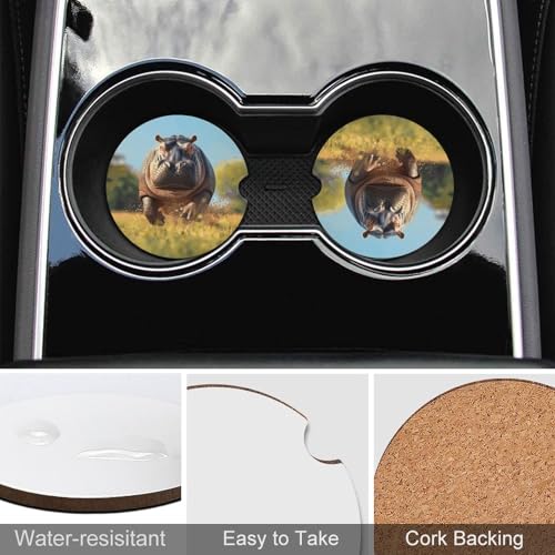 Posavasos para Carro con Diseño de Animales Corrientes 2 Pack miniatura 5