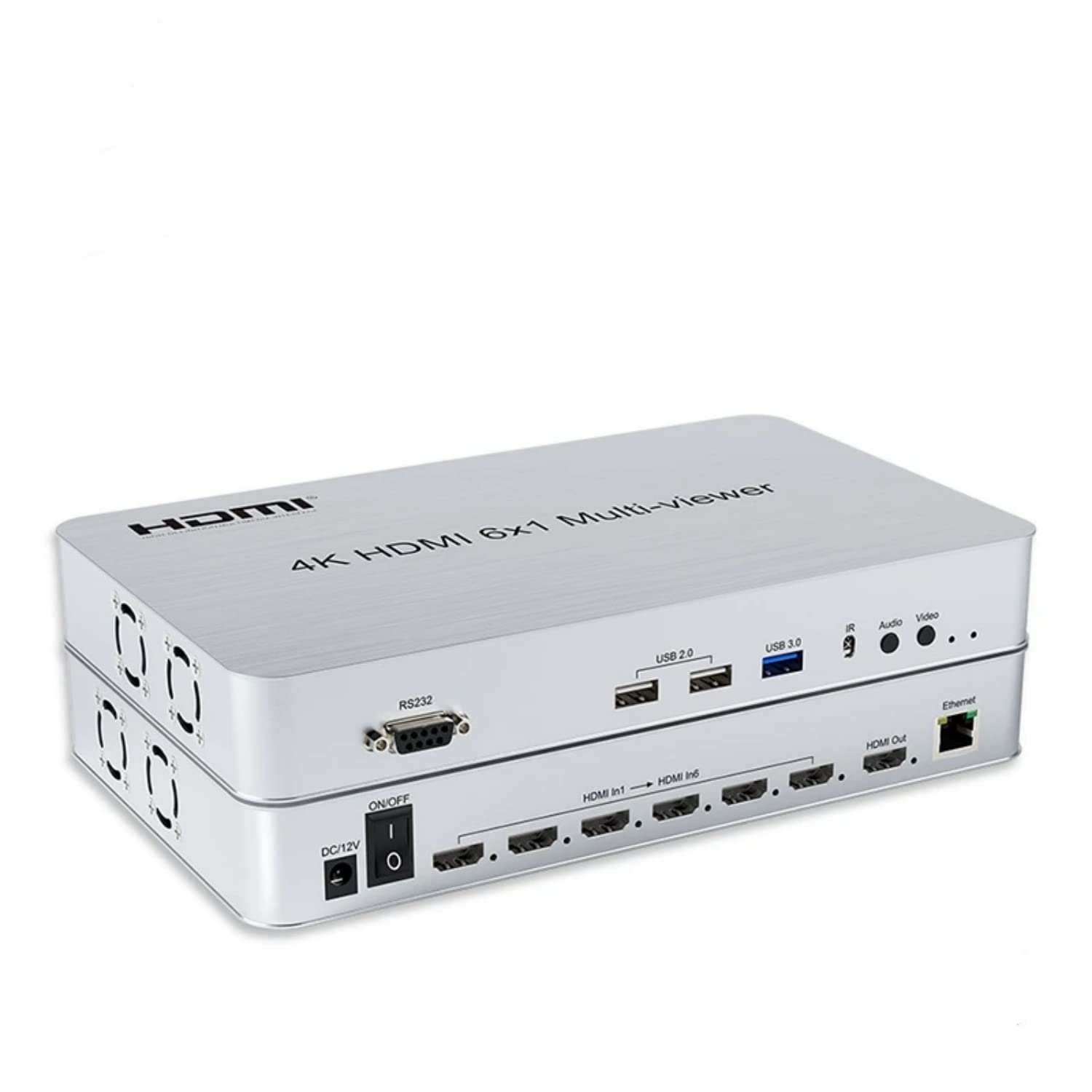 Amazon | XYKJOBC 4K HDMI 6 画面分割機 6X1 スクリーン ディバイダー
