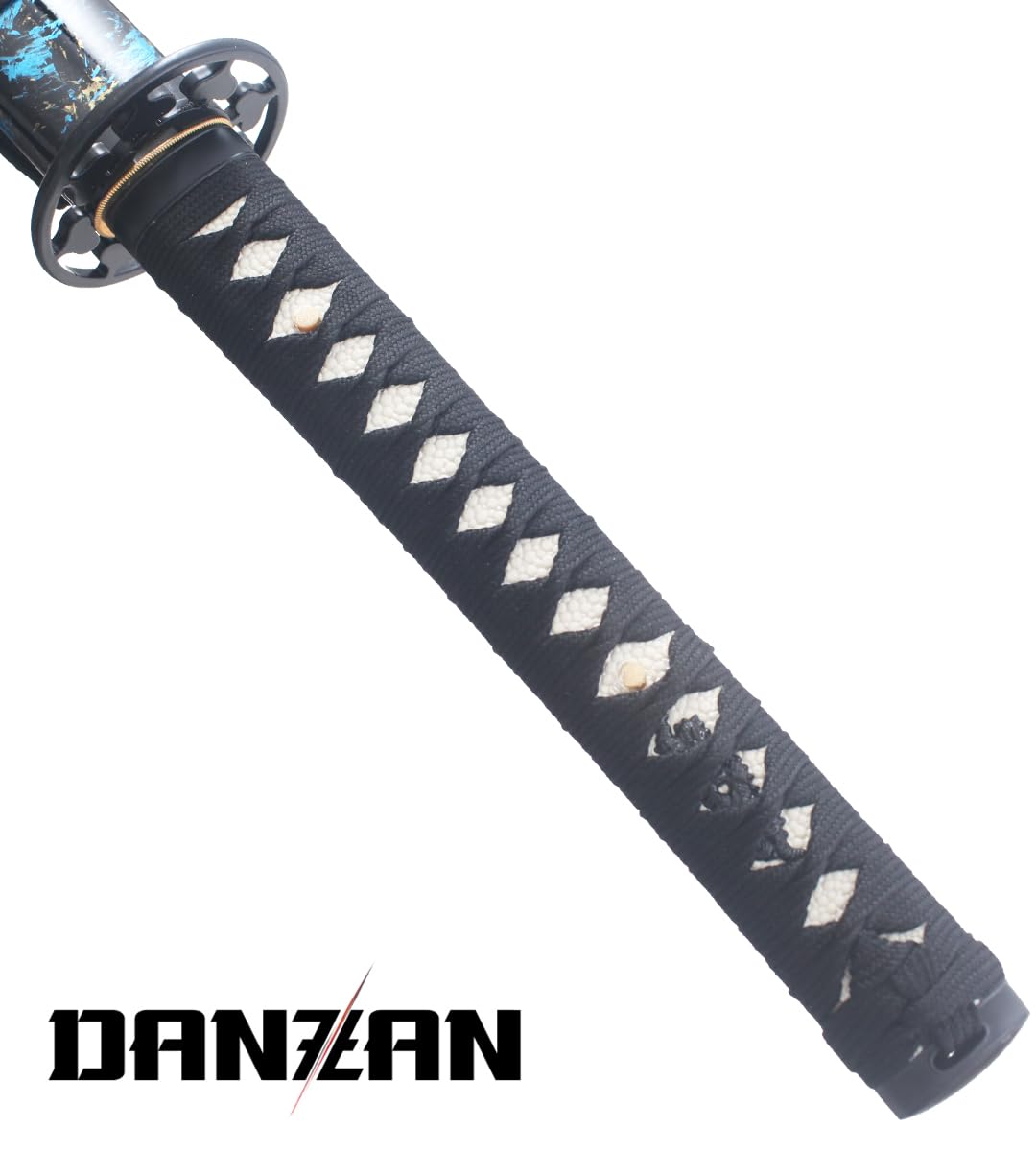 Danzan Katana Blue Moon - Sabre en Bois, Epee Entrainement Japonais - Lame Bois