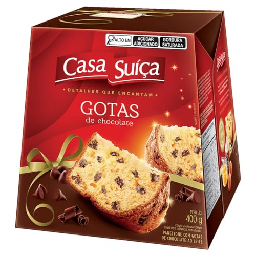 Casa Suíça Panetones Casa Suiça Gotas 400G