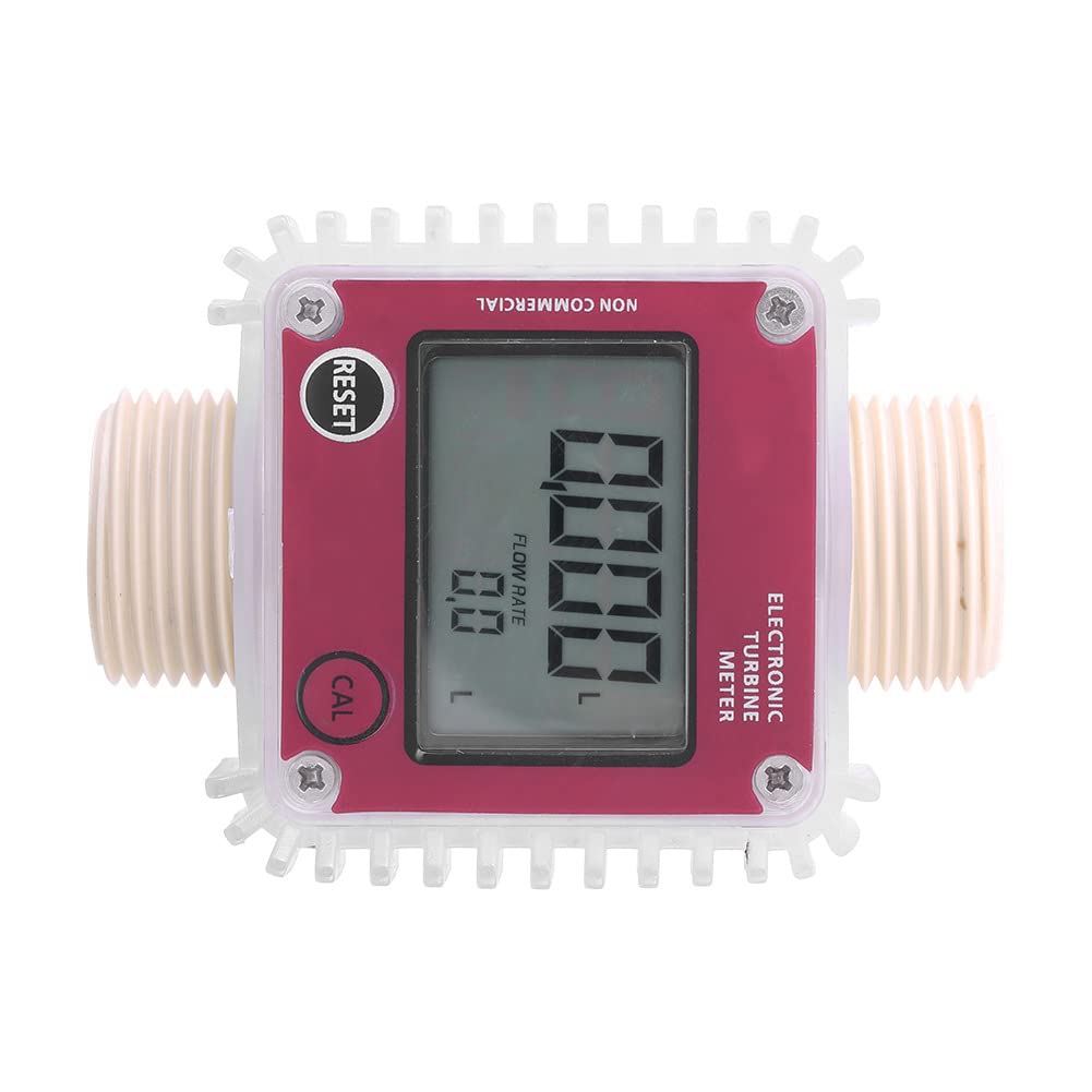 K24 LCD Digital Diesel Oil Fuel Turbine Flow Meter Sostanze chimiche Liquid Water Tester