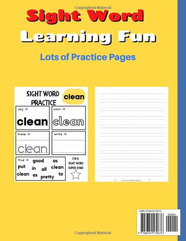 Third Grade Sight Word Practice: Say It, Color It, Trace It, Write It, Find It, Master It | Fun Educational Activity Pages for Learning 3rd Grade Sight Words - Image 2