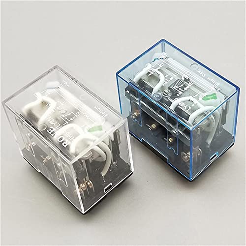 Relé intermedio LY4NJ HH64P con contactos de alta conductividad 10A y testigo LED 7