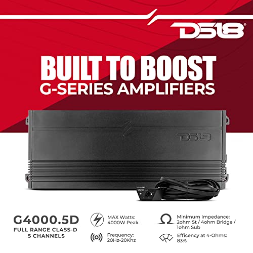 DS18 G4000.5D GEN-X 4000W Max 5-Channel Class D Car Amplifier - Image 3