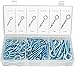Swordfish 32161-73pc Eye Bolt Screw with Nut Assortment, 6 Sizes
