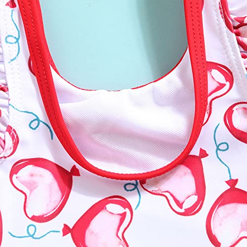 Kids Little Girl Swimsuit Cartoon Elephant Print Swimwear Bathing Suit Sleeveless Beachwear Onepiece Summer Beach4