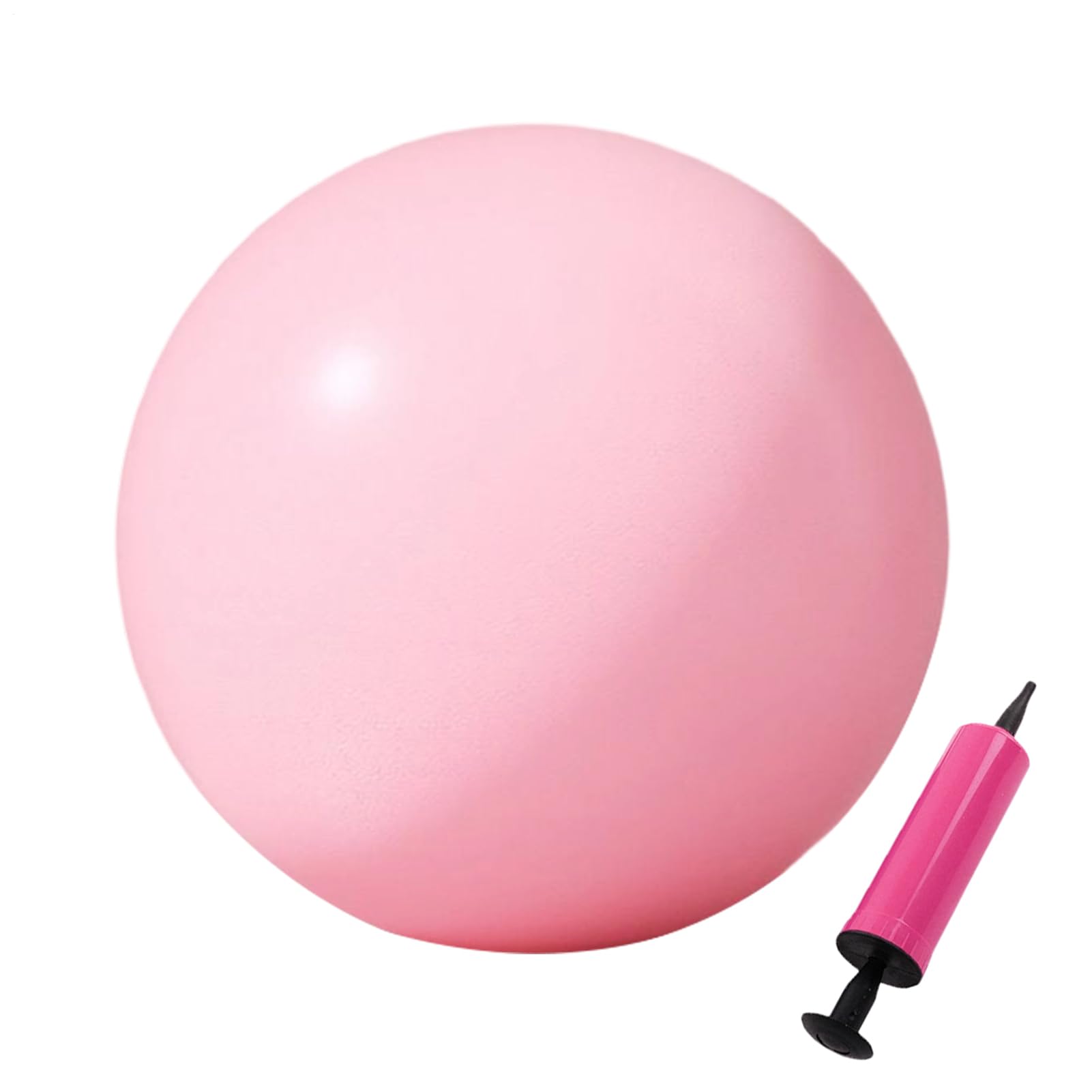 Mała piłka do jogi, 25 cm, antypoślizgowa piłka fitness z pompką, do domu, na siłownię, pilates, jogę, trening figury