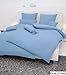 Produktbild Janine Bettwäsche PIANO 0125, Gr. 135x200 cm, Fb. 22 bleu, Mako-Soft-Seersucker
