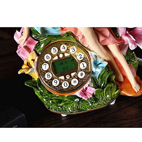 Image of TelPal Basic Corded Telephone with Caller ID,Modern Landline Phone Pretty Unique Design, Decorative Wired Phone Systems for Home, Office and Shops