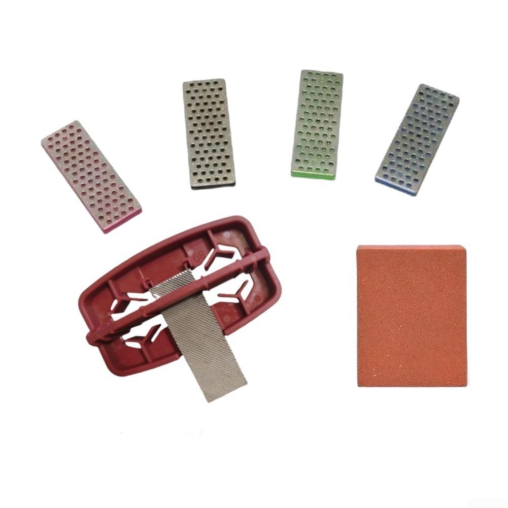 Honseadek Kit de sintonizador de borde lateral de esquí | Herramienta para afilar bordes de snowboard, guía ajustable para lima de bordes de esquí