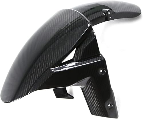 Guardabarros delantero de fibra de carbono 3K compatible con Kawasaki compatible con ZX10R 2011 2016 2021 2022 compatible con H2H2R SX ZX6R Z800