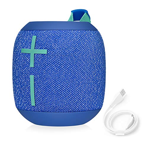 ULTIMATE EARS WONDERBOOM 2, Alto-falante Portátil Bluetooth Sem Fio, Som Grande 360, Impermeável/À Prova de Poeira IP67, Flutuável, Alcance de 30 metros – Azul Bermuda glide