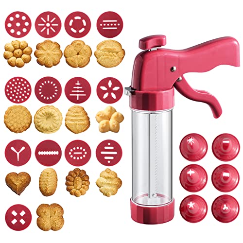 Cookie Press Maker Kit Set, 20Pcs Biscuits Mold And Cookie Cutters For Baking,Kitchen Diy Baking Supplies #TOP1