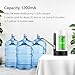 5 Gallon Water Dispenser, Water Bottle Pump Electric Portable USB Charging for 5 Gallon Water Bottle Built-In 1200MHA Battery White